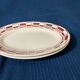 Lot 2 flat ceramic cup plate by Badonviller model Bernard