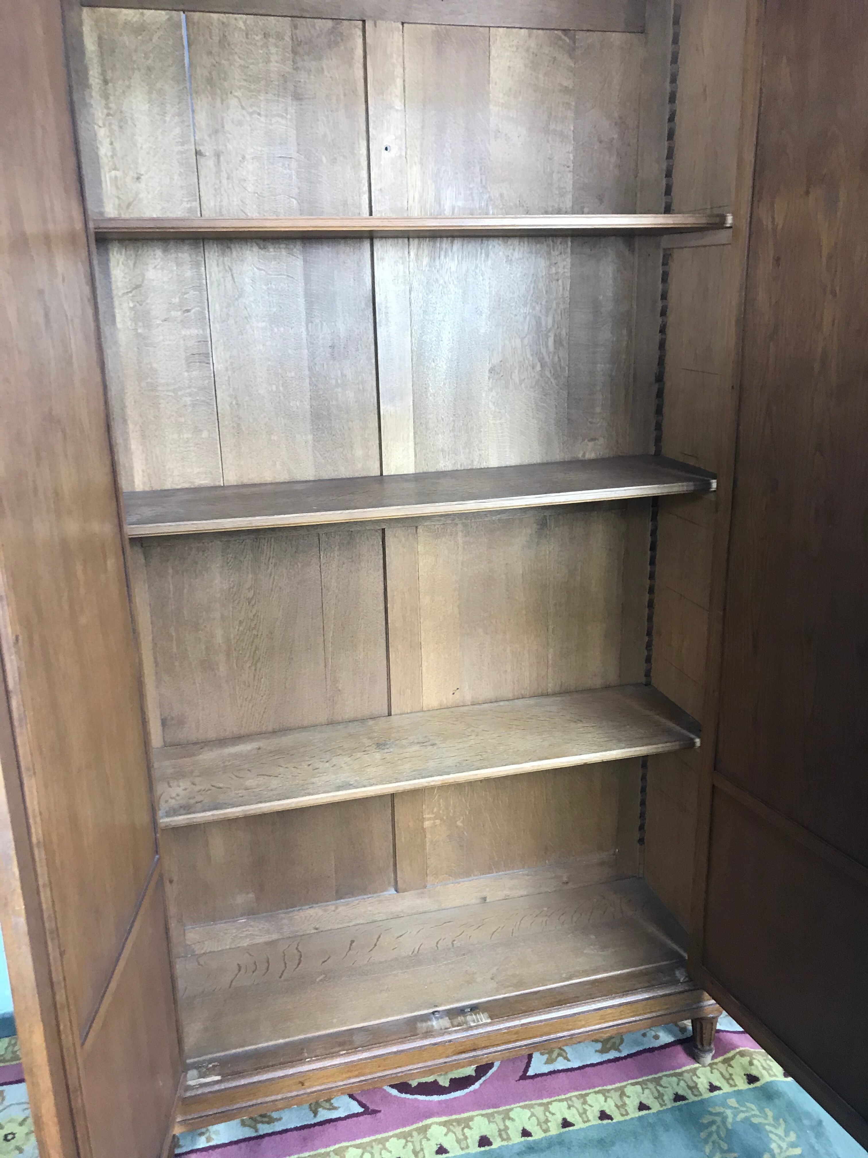 Solid oak ice room cabinet 1900