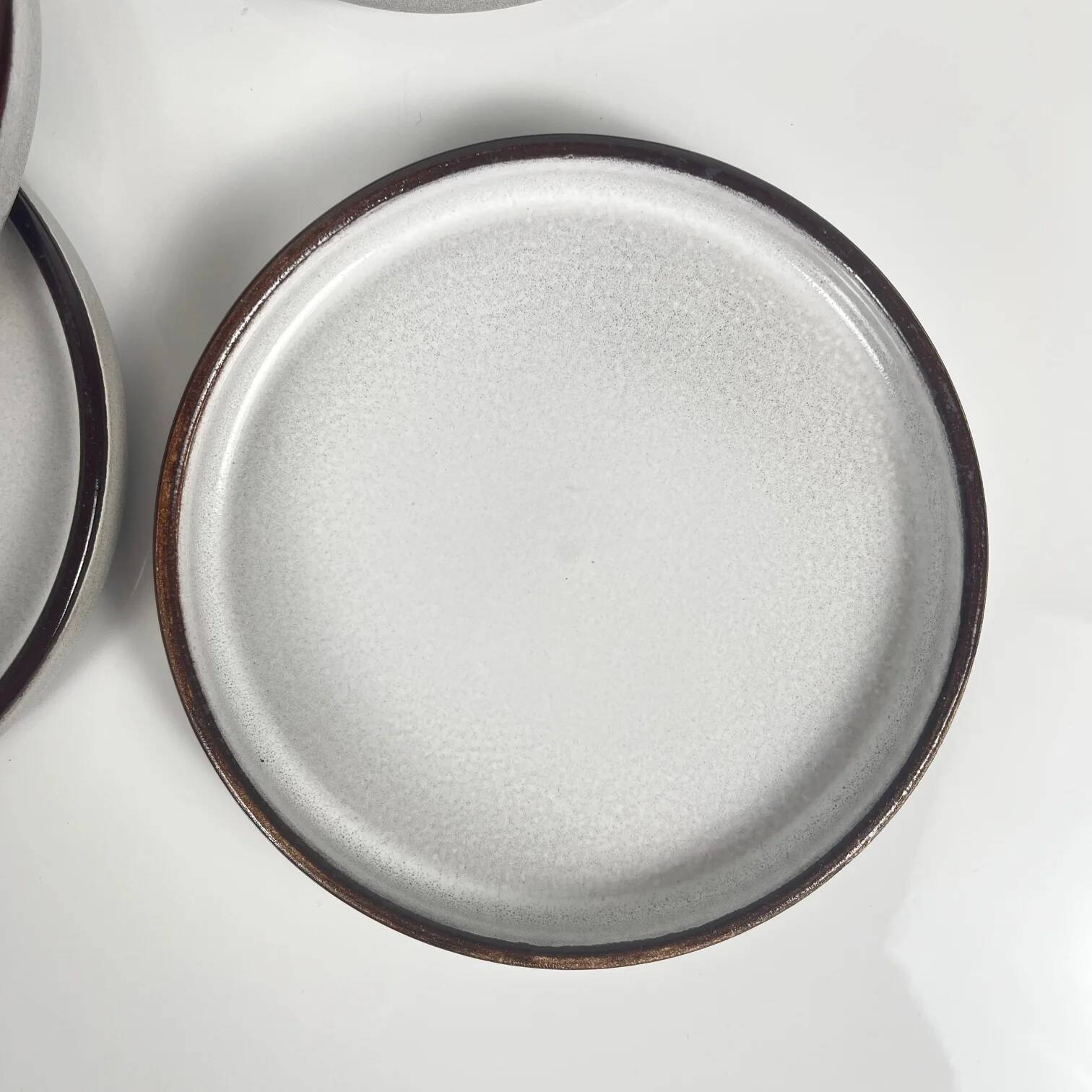 Lot de 10 assiettes à pain / Tapas Niderviller en grès