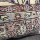Coussin lombaire délavé vintage avec fleurs 40x60cm