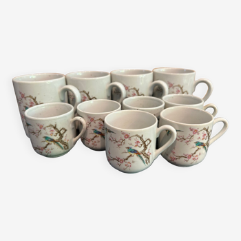 Korean set of 4 mugs and 6 coffee cups