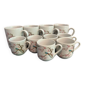 Korean set of 4 mugs and 6 coffee cups
