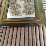 Brass mirror