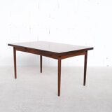 Scandinavian rosewood dining table 60's