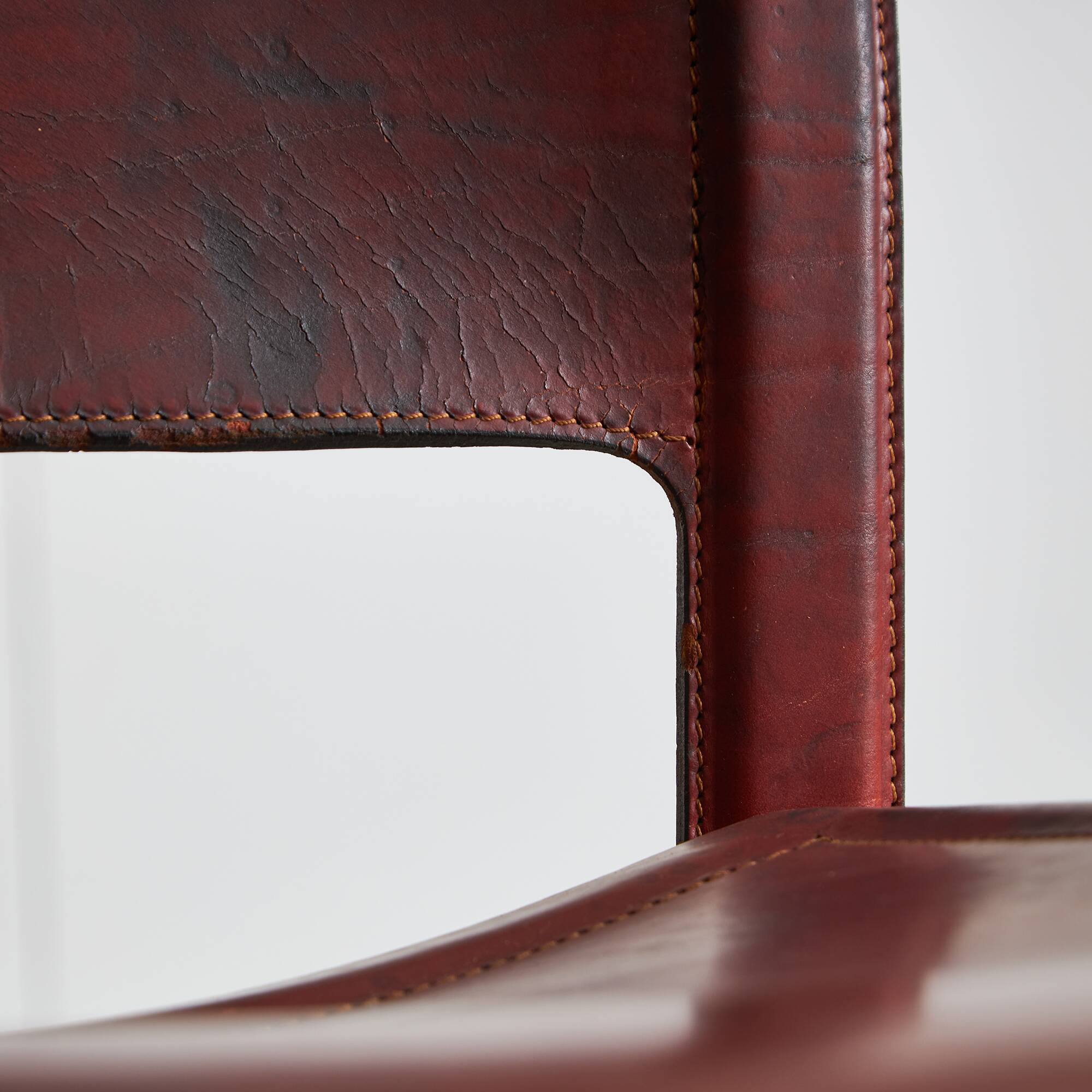 Set of 4 Sistina Strap Chair by Tito Agnoli for Matteo Grassi, 1980s