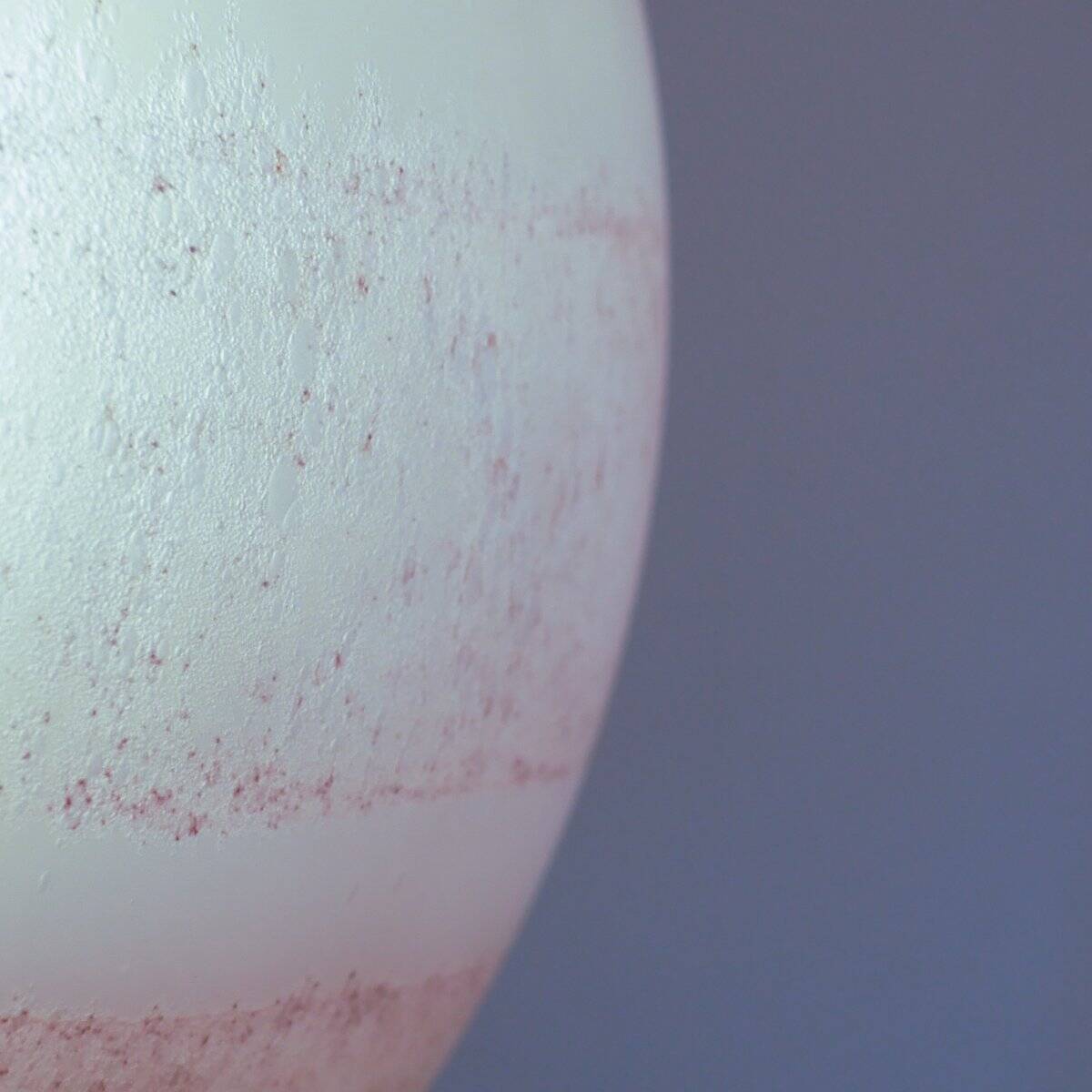 Grande lampe de table en verre de Murano satiné et corrodé Swirl de VeArt, années 80.