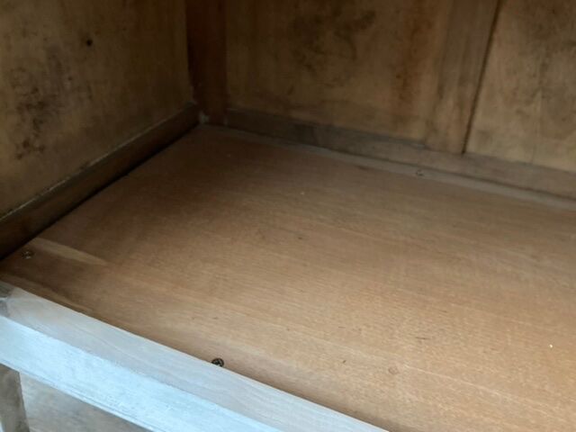 Old white Parisian buffet