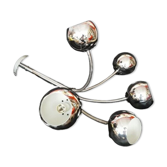 Suspension chrome " 5 balls " - 80s - Space Age style