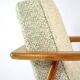 Z armchair mottled beige and green