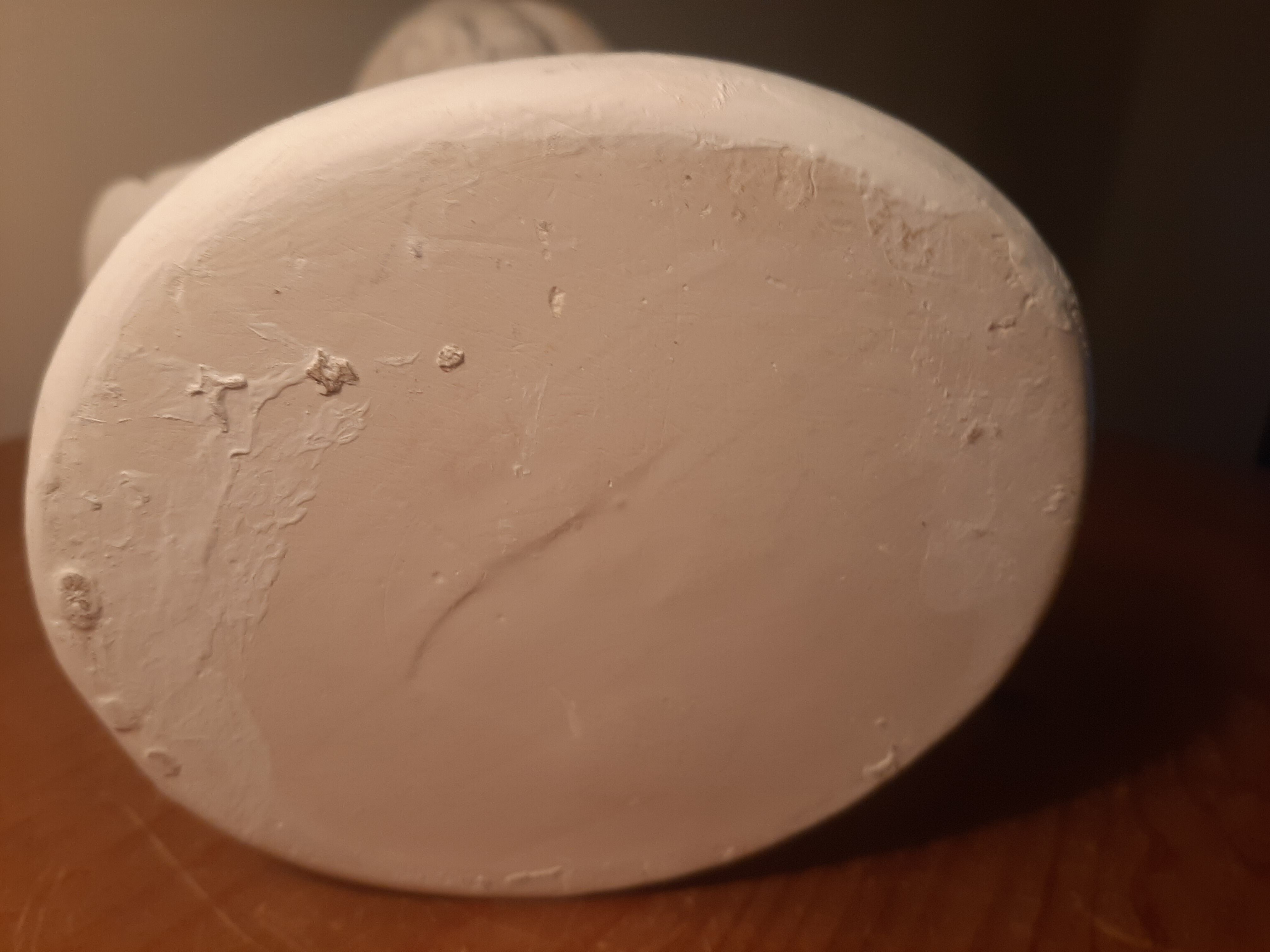 Female bust sculpture plaster