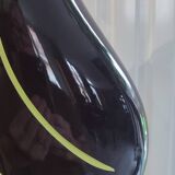 Sculptural ceramic vase, modernist line, designer piece