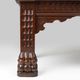18th Century Gothic French Oak Carved High Back Panel Settle