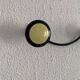 Vintage 1960s banana yellow wall coat rack with 4 hooks - 65 x 7 cm