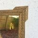 Miroir ancien cadre en bois doré 48x37cm