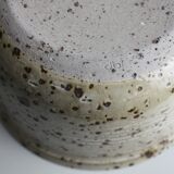 Salad bowl in pyrity sandstone signed