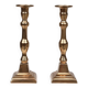 French Candlesticks in Bronze, 1890s, Set of 2