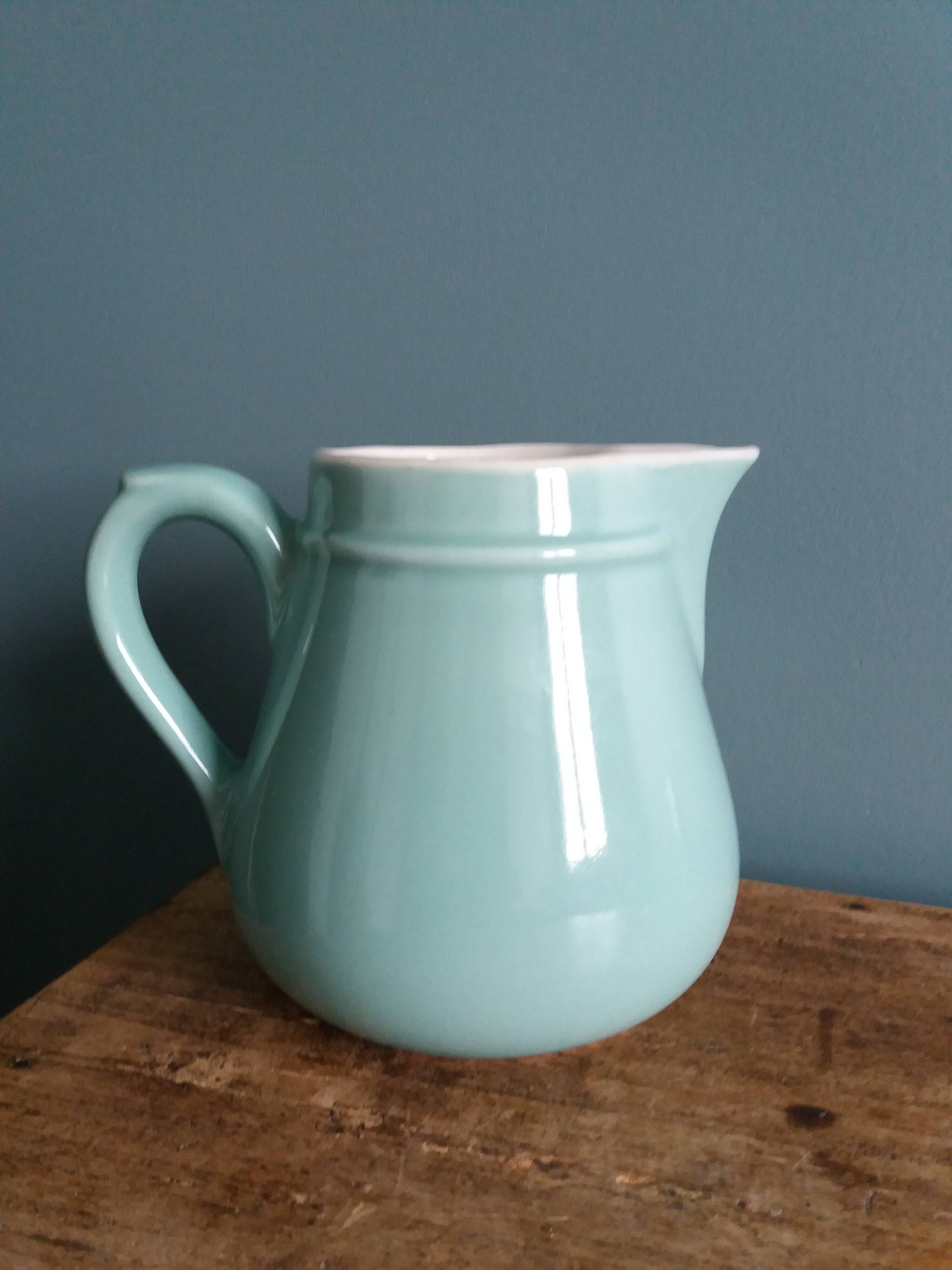 Saint Uze stoneware pitcher stamped Revol
