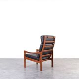 Mid-Century Teak Lounge Chairs by Illum Wikkelsø for Niels Eilersen, 1960s.