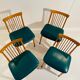 Vintage dining chairs, set of four, Italy 1960s