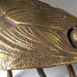 Original ashtray in the shape of a fly in brass