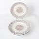 Lot de 6 assiettes K & G Lunéville, modèle Thann France 1920/1930