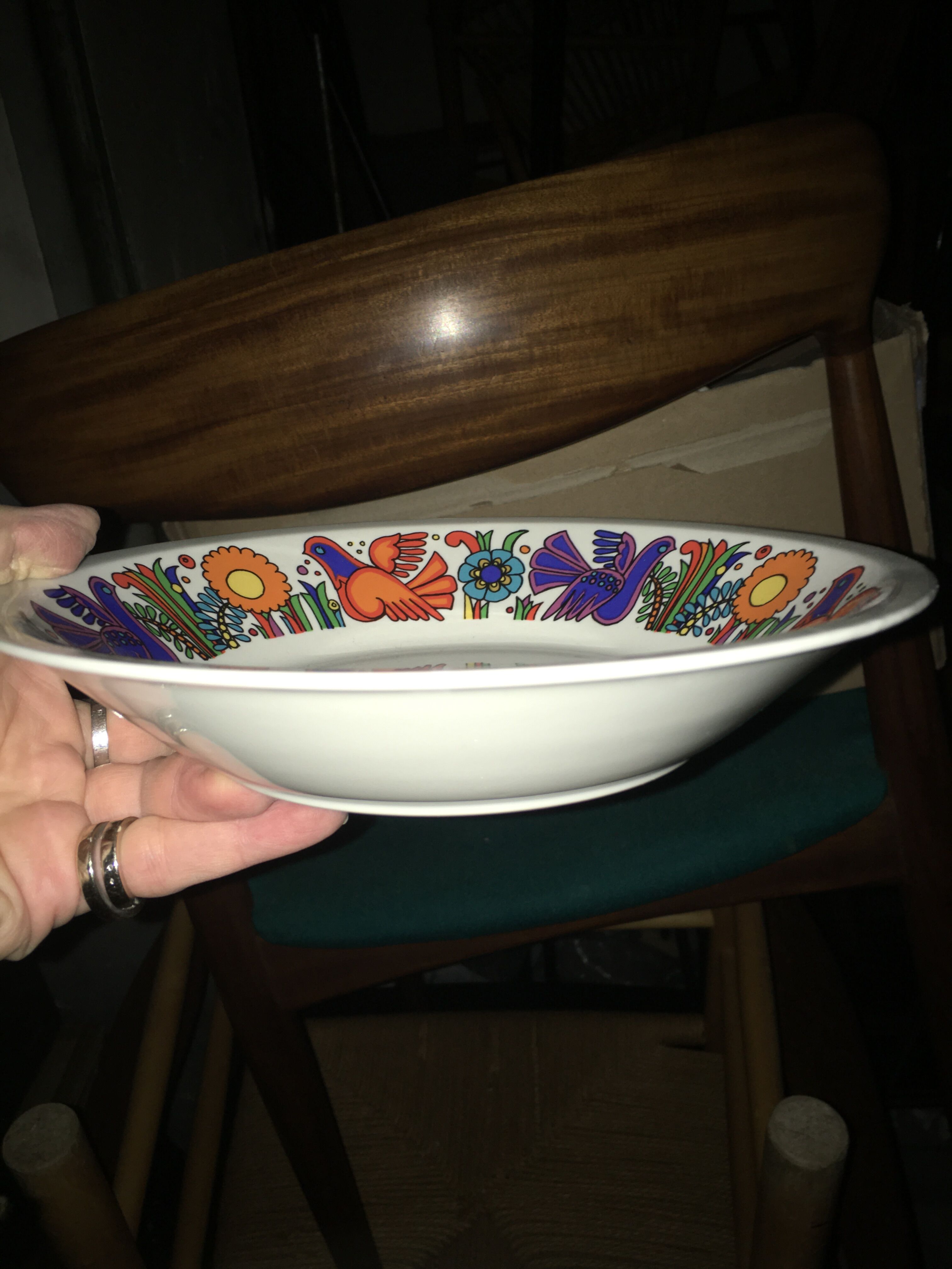 Lot de 4 assiettes Villeroy&Boch Acapulco