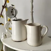Pair of small jugs Utzschneider & Sarreguemines