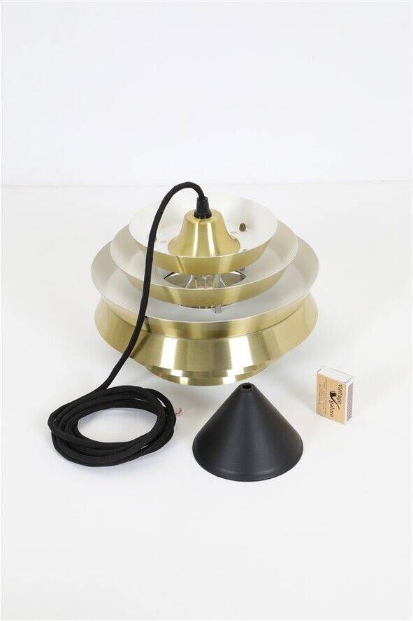 Granhaga / Carl Thore “Trava” pendant lamp 25 cm / brass / gold / aluminum / mid-century modern design / 1970s