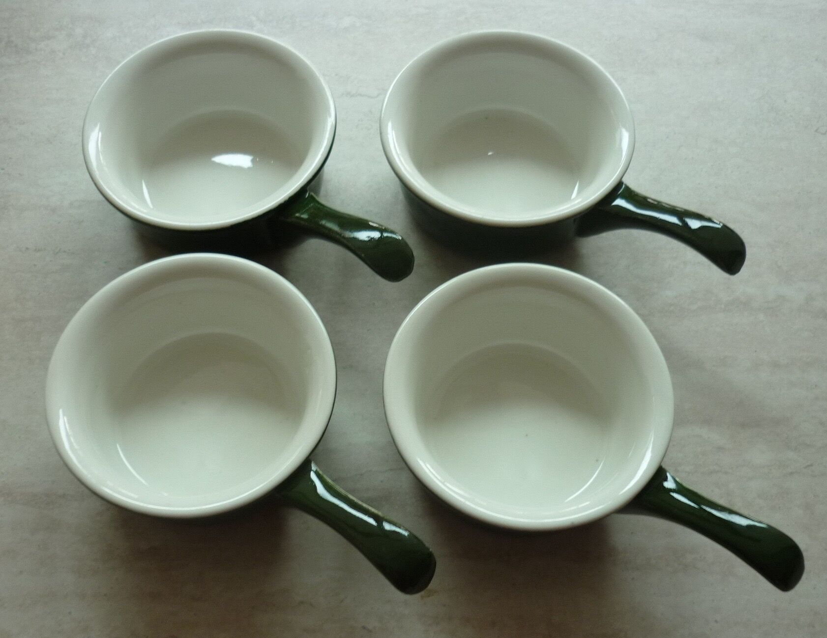 Pair of 2 cassollettes-ramekins-pans PILIVITE in fire porcelain