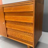 Meuble U-450 en Chêne par Jiří Jiroutek pour Interiér Praha, Tchécoslovaquie, 1