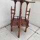 Antique pedestal table in Asian Japonese style.