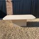 Table basse en travertin, Italie 1970
