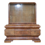 Art Deco Display Cabinet Walnut 1920s 1930s