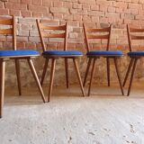 4 chairs bistro 70"s