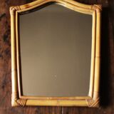 Vintage Mirror Light wood bamboo way