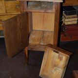 Buffet 1 porte 1 tiroir bois massif