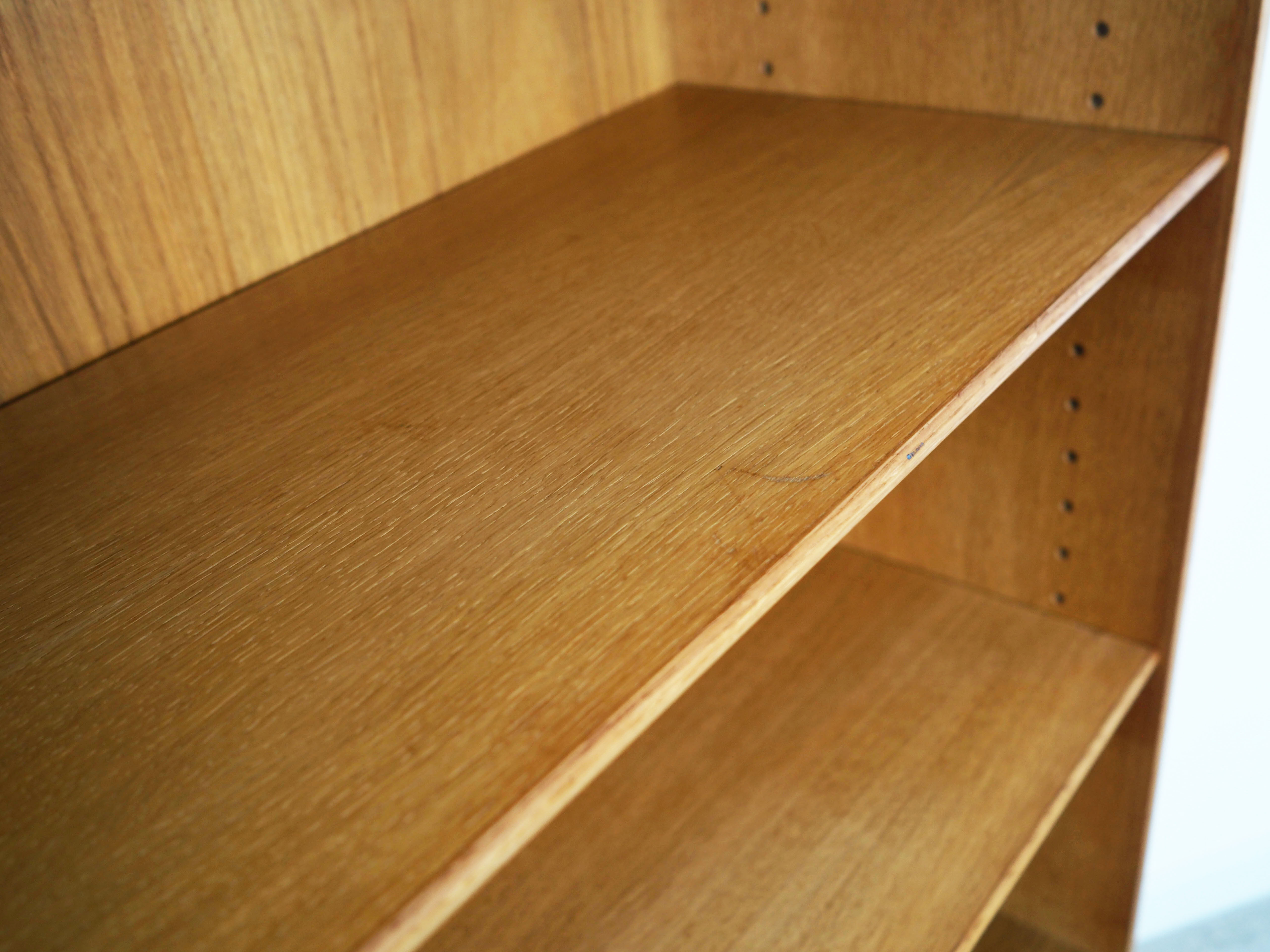 Ash bookcase, Danish design, 1960s, designer: Børge Mogensen