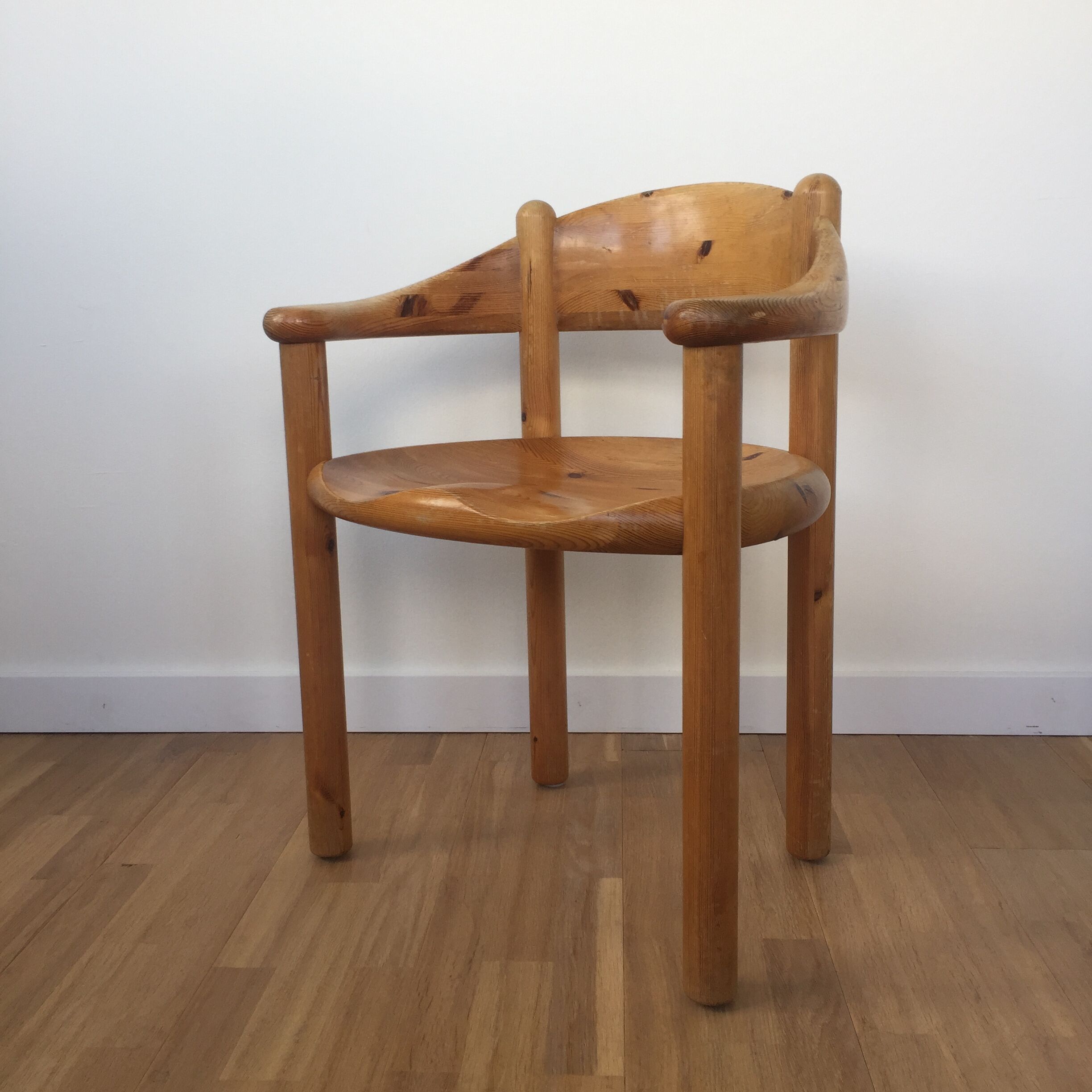 Set of 4 pine wood dining chairs by Rainer Daumiller ed. Hirtshals Savværk, 1970s