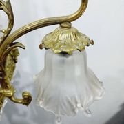 Louis XVI style ram chandelier