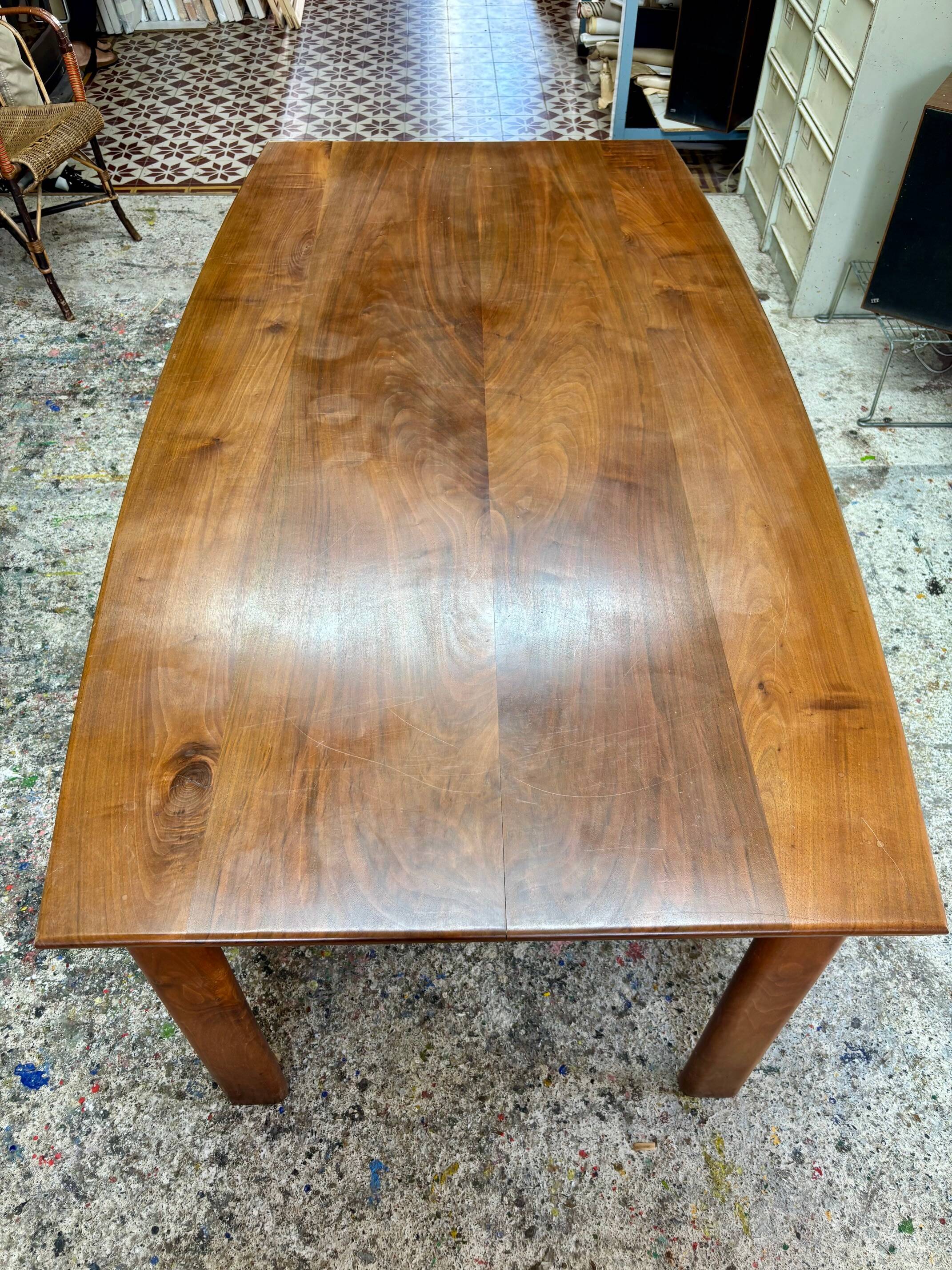 American walnut dining table, 1970s