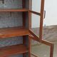 Old glass cabinet in wood and metal
