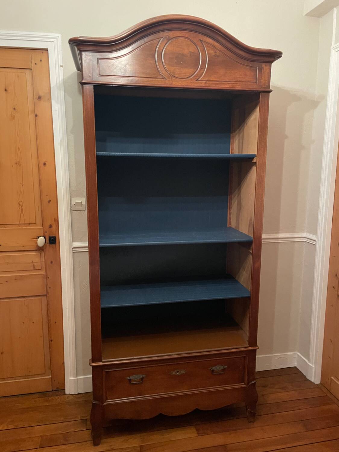 Wooden bookcase