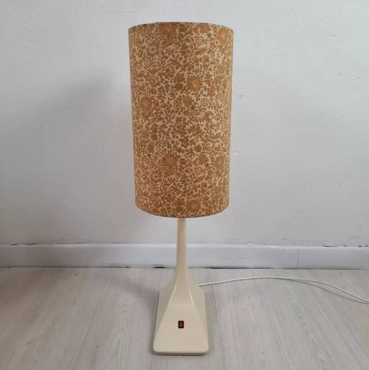 Three lamps space age flower print - 1960s