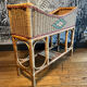 Rattan plant stand