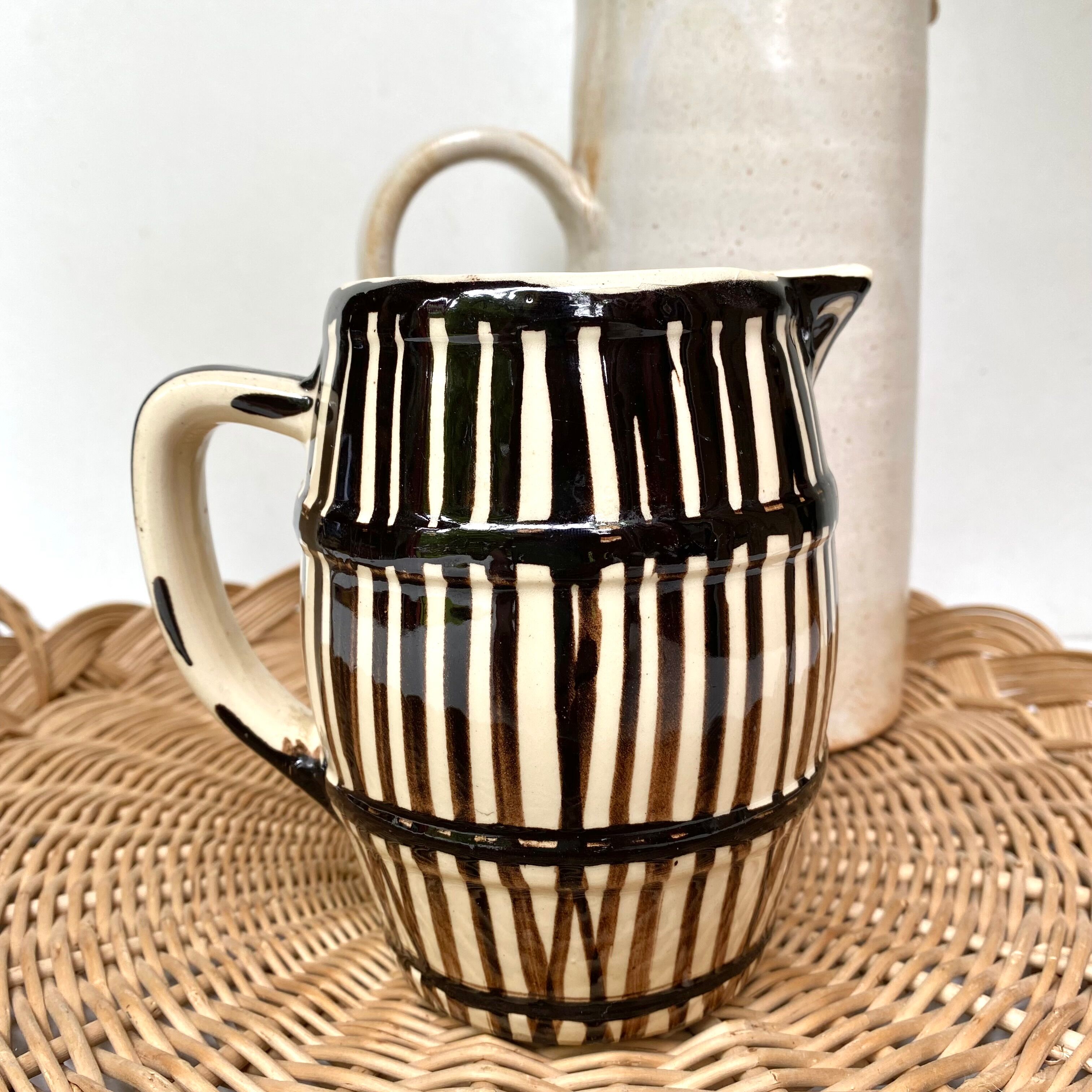 Vintage ceramic pitcher