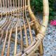 Fauteuil en rotin vintage