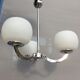 Sputnik 1970 triplet globes opal glass