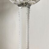 Set of 6 crystal water glasses from saint louis model thistle