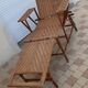 Deck chair in rattan and cannage 1900