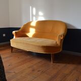 Sofa velvet seat vintage